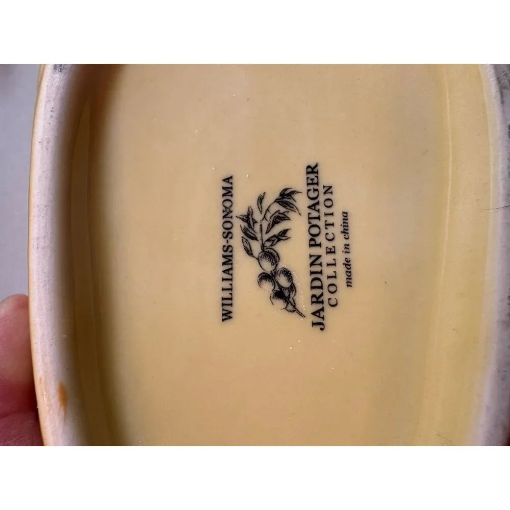 Williams Sonoma Jardin Potager Pottery Vegetable Sauce Dip Bowls Set of 3